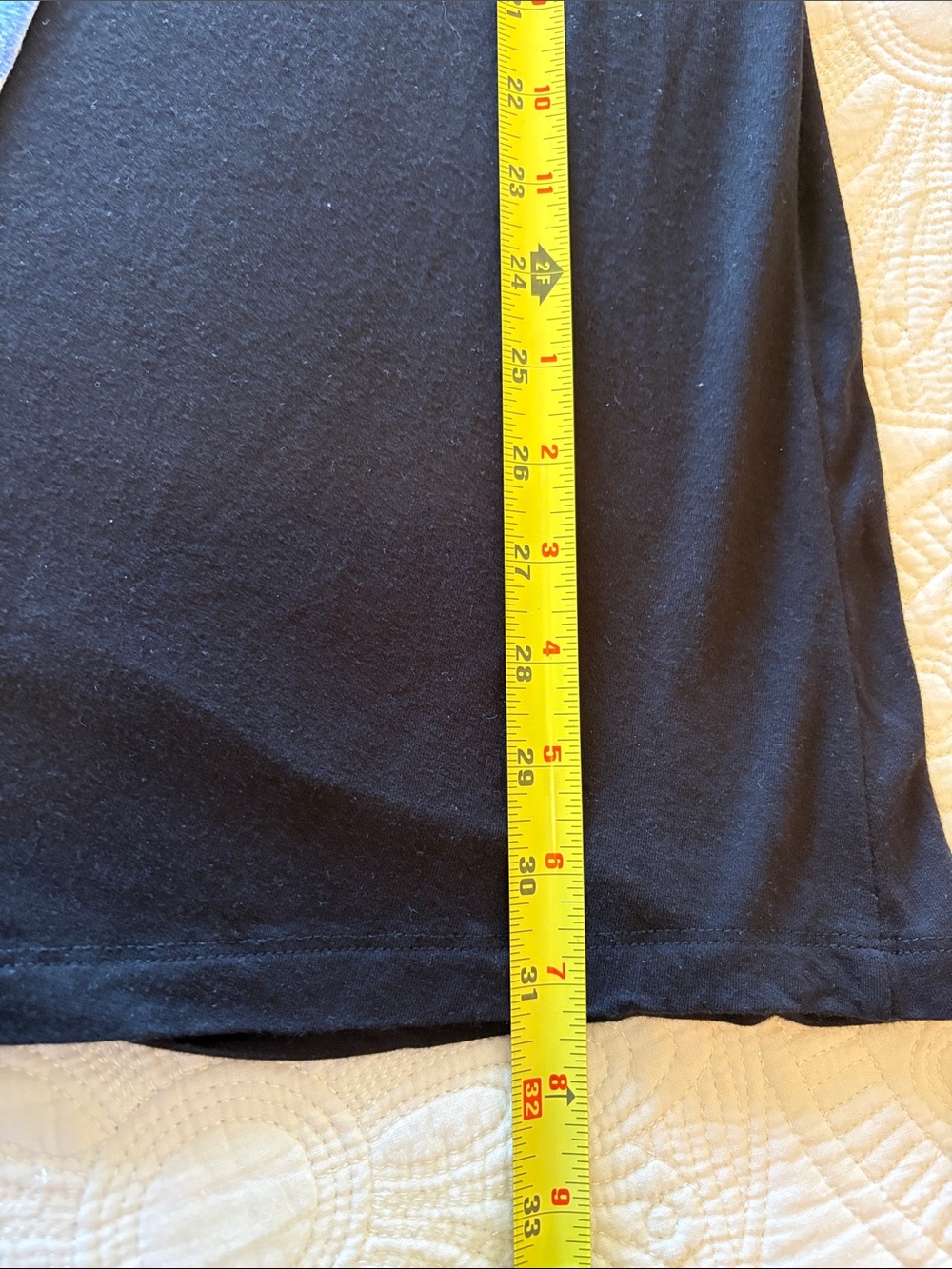 Parsley & Sage Black Tunic with Teal Blue Purple Patchwork - Picture 6 of 8